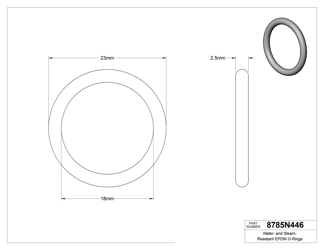Technical drawing - 8785N446